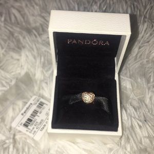 SOLD Pandora Love Of My Life Clip Rose Gold